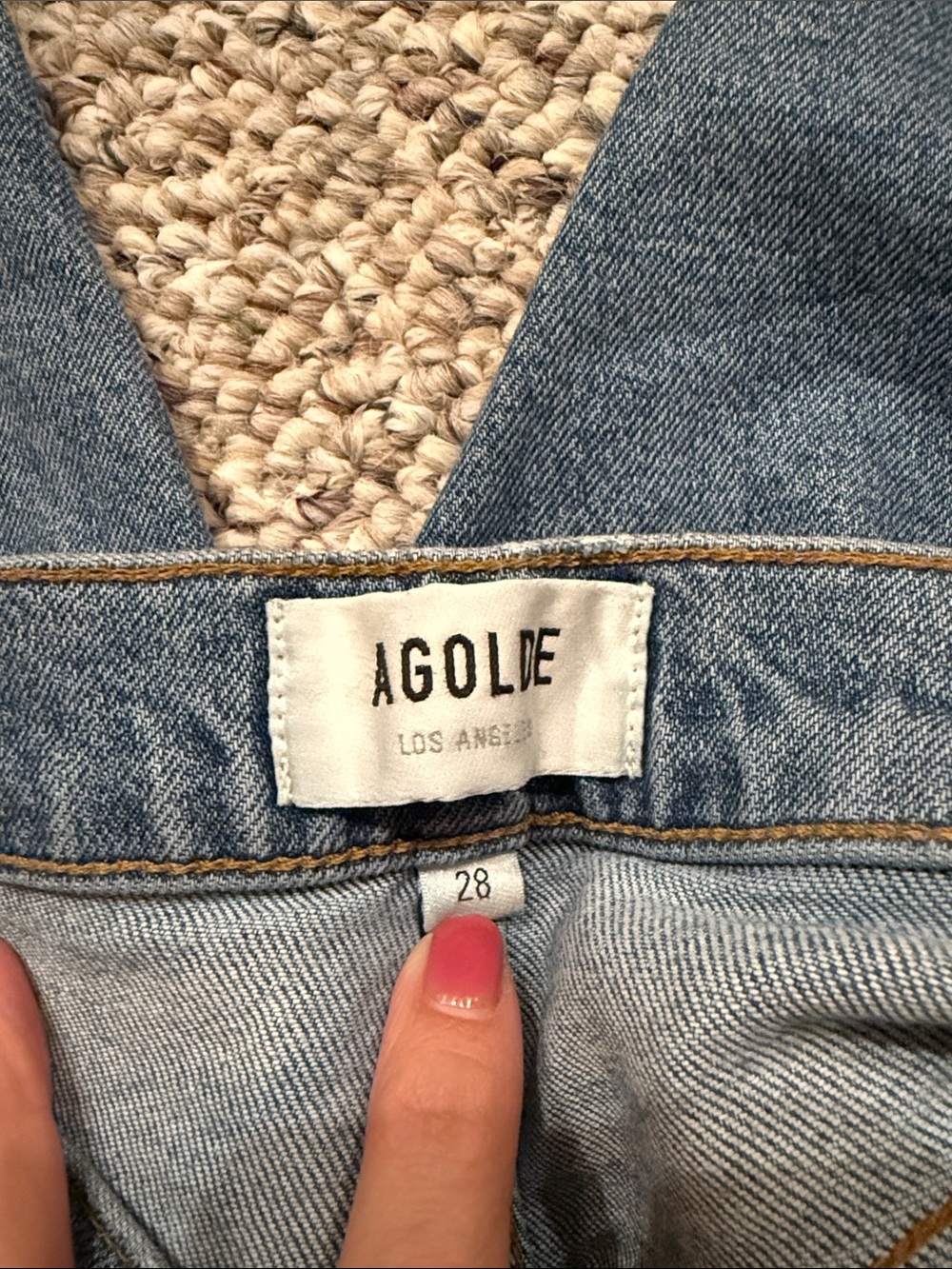 Agolde Riley sz 28 - Picture 3 of 4
